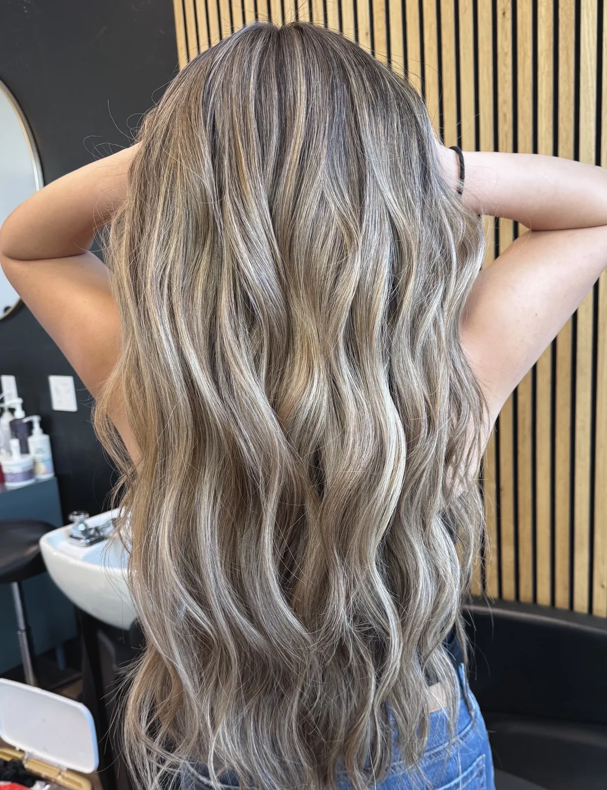Dimensional blonde long hair at Method Hair Collective